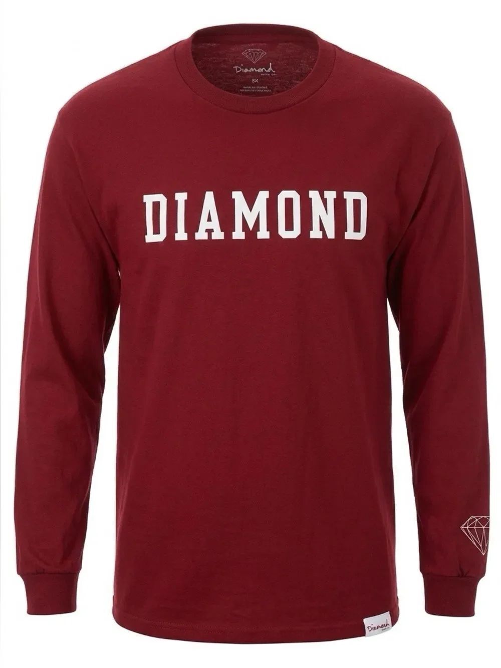 DIAMOND CO. LONG SLEEVE SKATEBOARDING TEE SIZE L